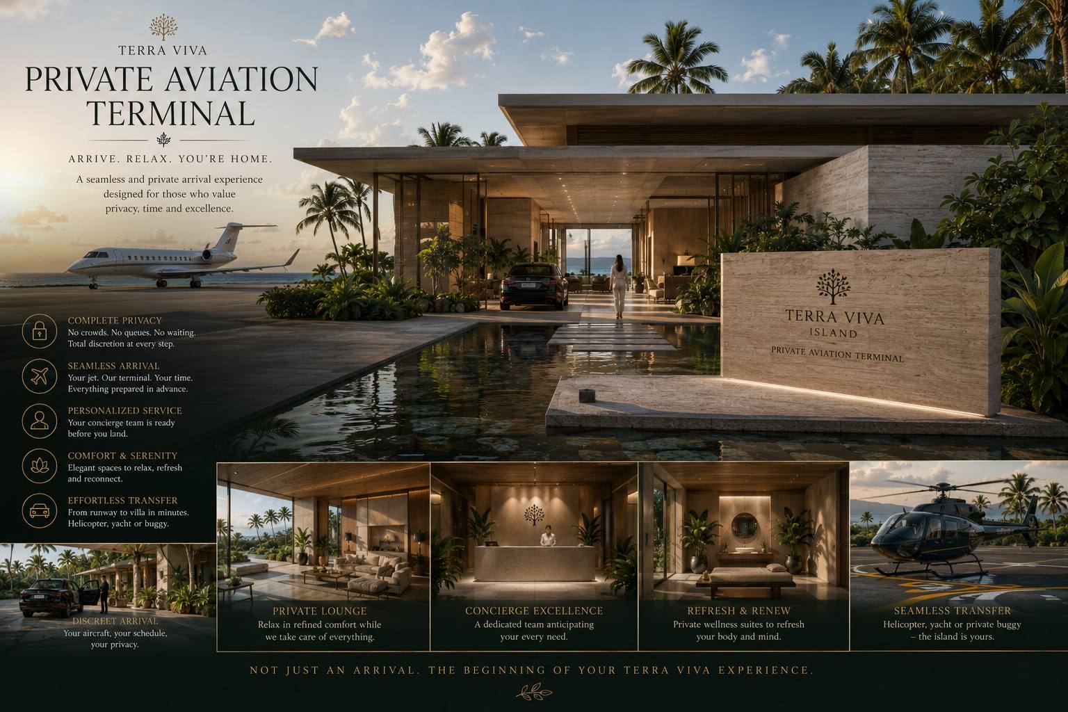 Private aviation terminal