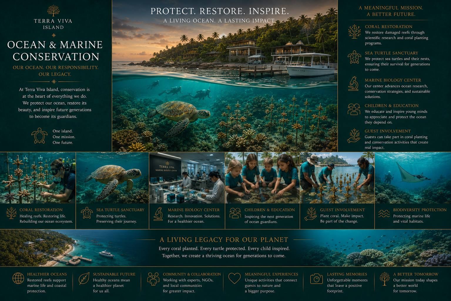 Ocean and marine conservation