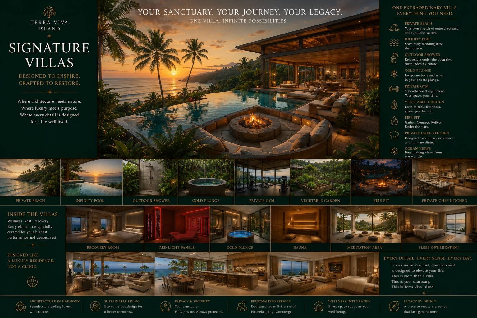 Terra Viva signature villas — your sanctuary, your journey, your legacy